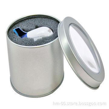 Rectangular Tin Can with Transparent Window, Customized Designs Welcomed